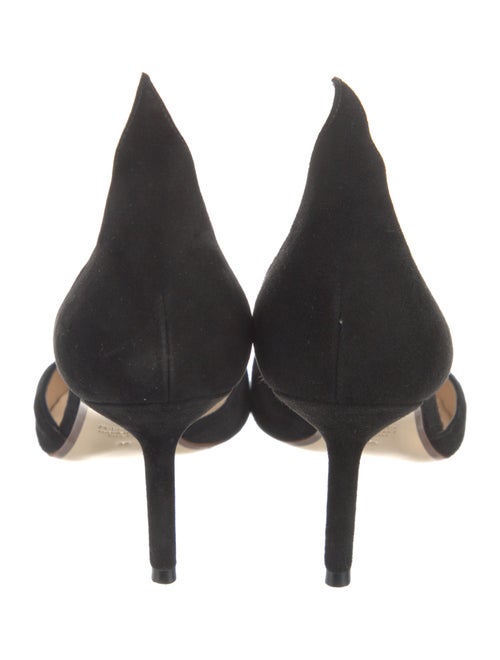 Francesco Russo Suede D'Orsay Pumps