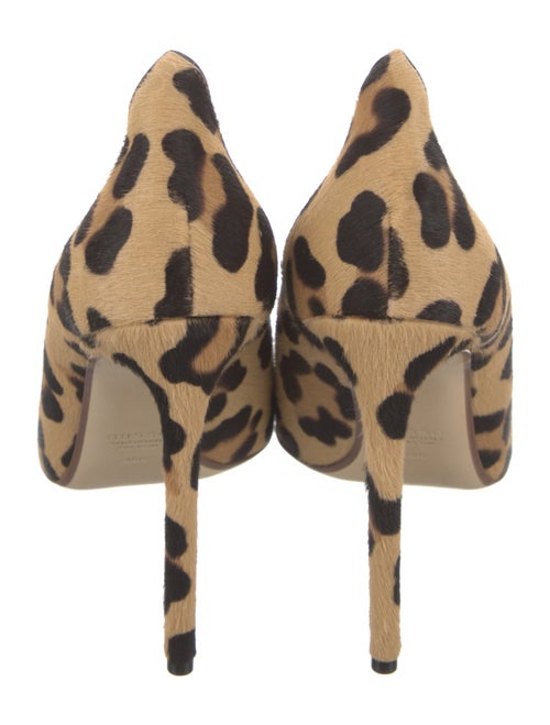 Francesco Russo Ponyhair Animal Print Pumps w/ Tags