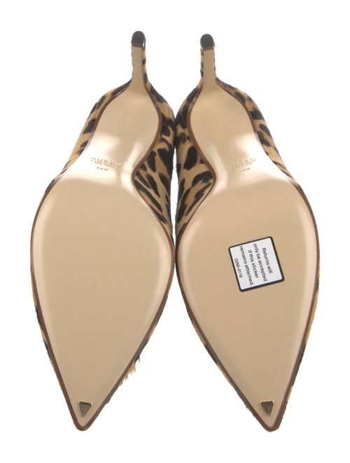Francesco Russo Ponyhair Animal Print Pumps w/ Tags