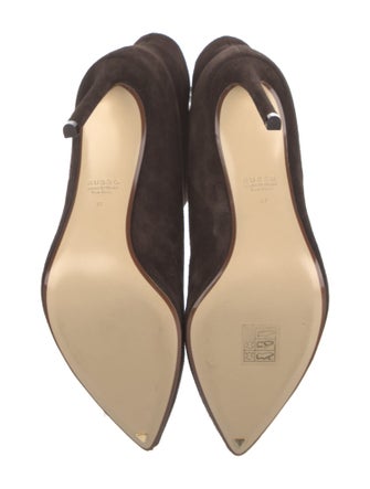 Francesco Russo Suede Keyhole Accent Boots