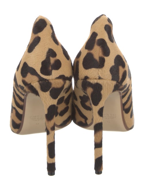 Francesco Russo Ponyhair Animal Print Pumps w/ Tags