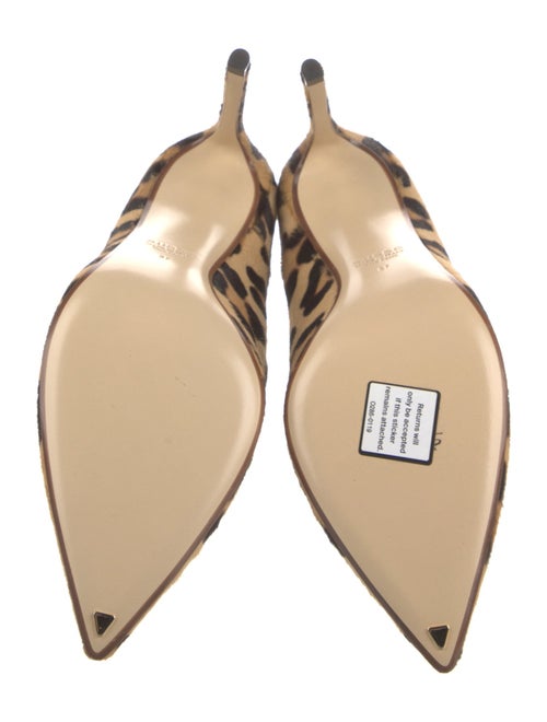Francesco Russo Ponyhair Animal Print Pumps w/ Tags