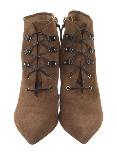 Francesco Russo Suede Lace-Up Boots