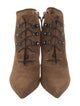 Francesco Russo Suede Lace-Up Boots