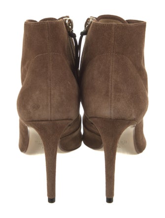 Francesco Russo Suede Lace-Up Boots
