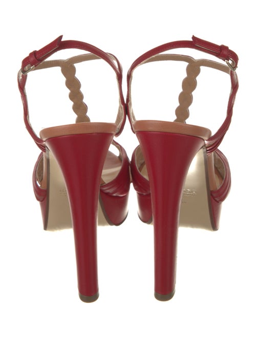 Francesco Russo Leather Braided Accents T-Strap Sandals w/ Tags