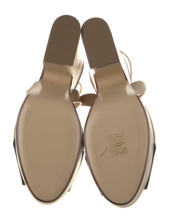 Francesco Russo Leather Colorblock Pattern Sandals w/ Tags