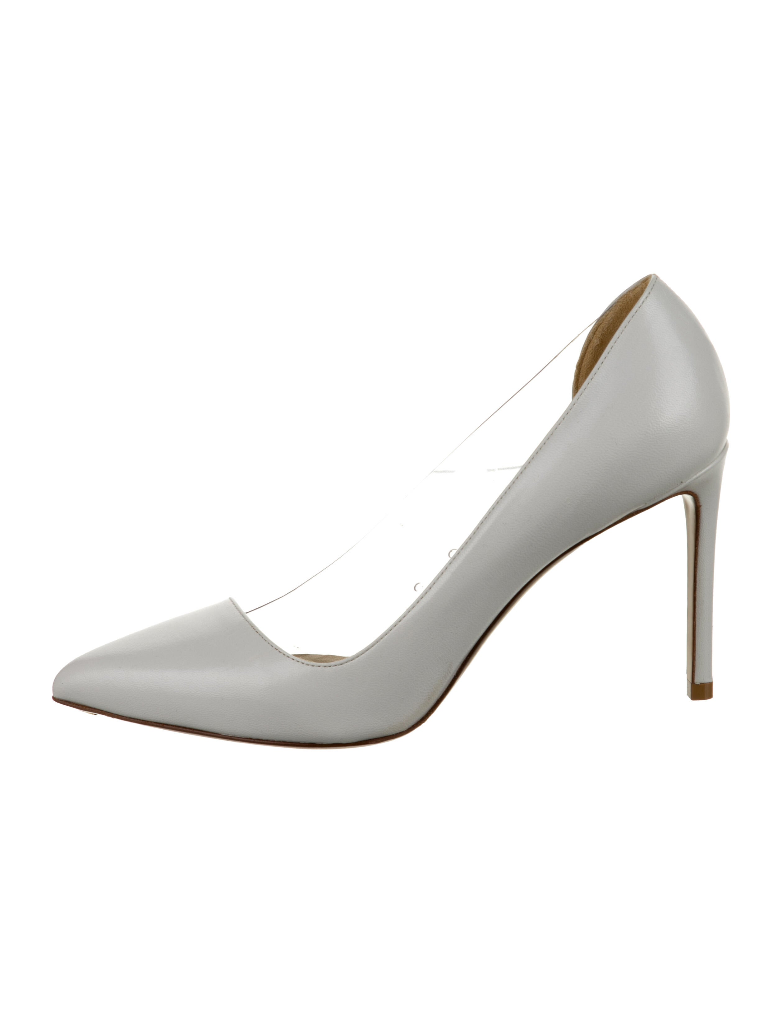 Francesco Russo Leather D'Orsay Pumps