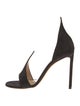 Francesco Russo Suede D'Orsay Pumps