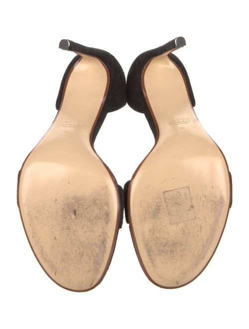 Francesco Russo Suede D'Orsay Pumps