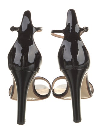 Francesco Russo Patent Leather Sandals