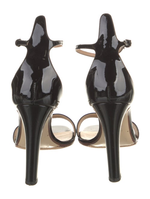 Francesco Russo Patent Leather Sandals