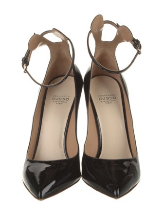 Francesco Russo Patent Leather Pumps