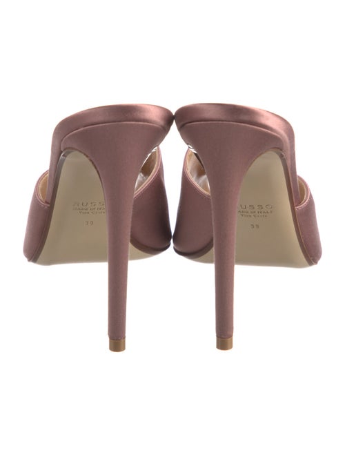 Francesco Russo Leather Mules