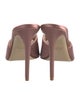 Francesco Russo Leather Mules