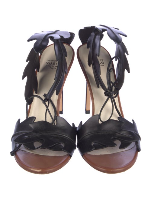 Francesco Russo Leather Sandals