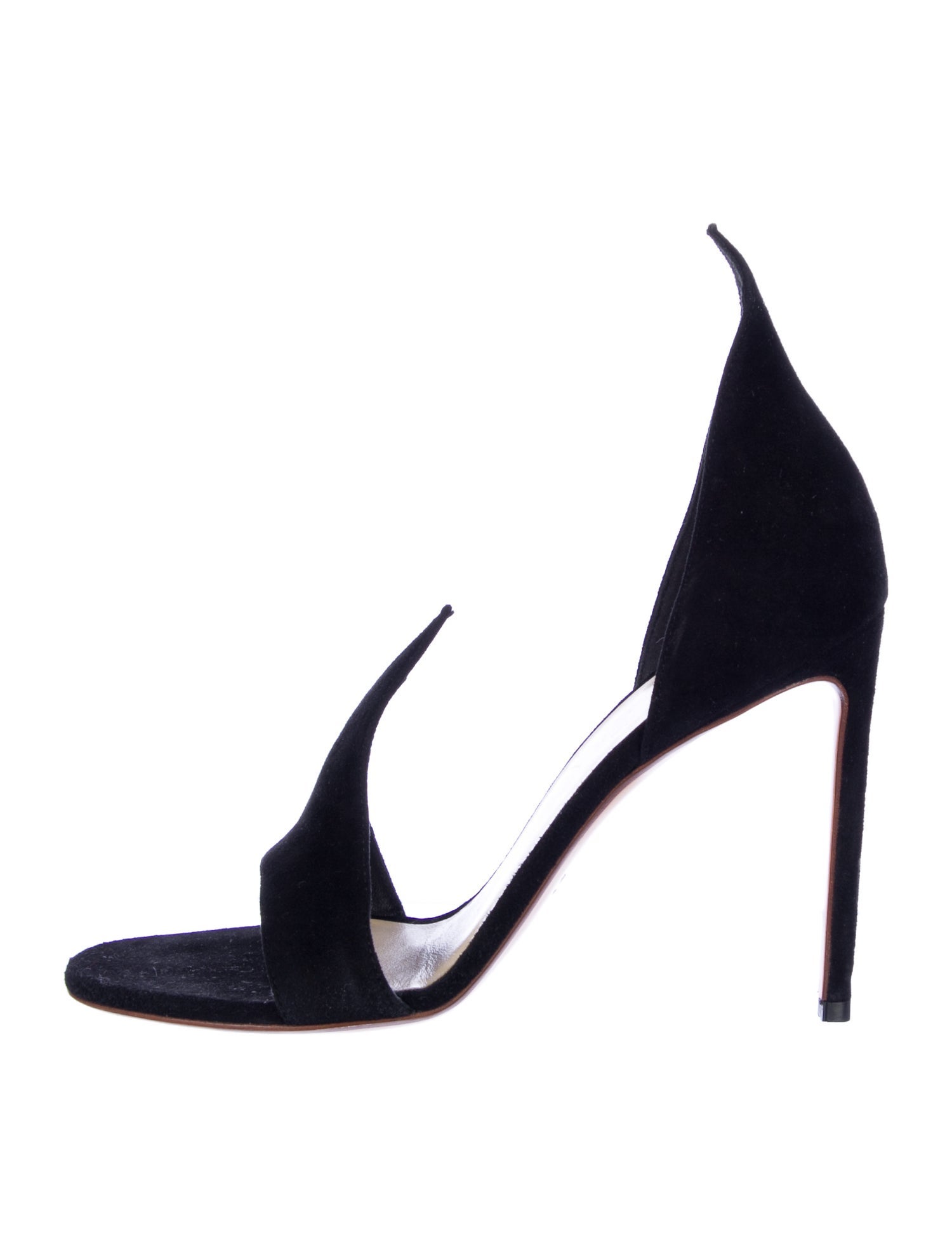 Francesco Russo Suede Slingback Sandals