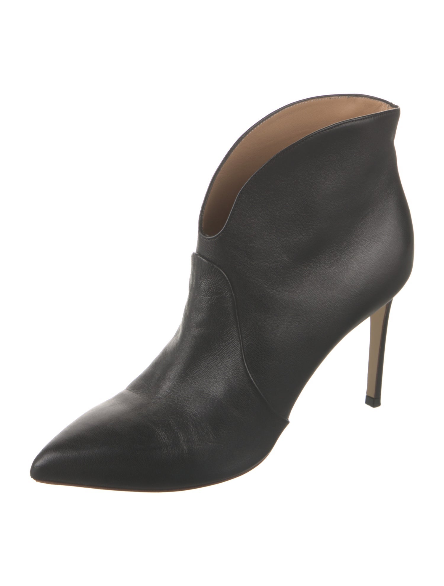 Francesco Russo Leather Western Boots