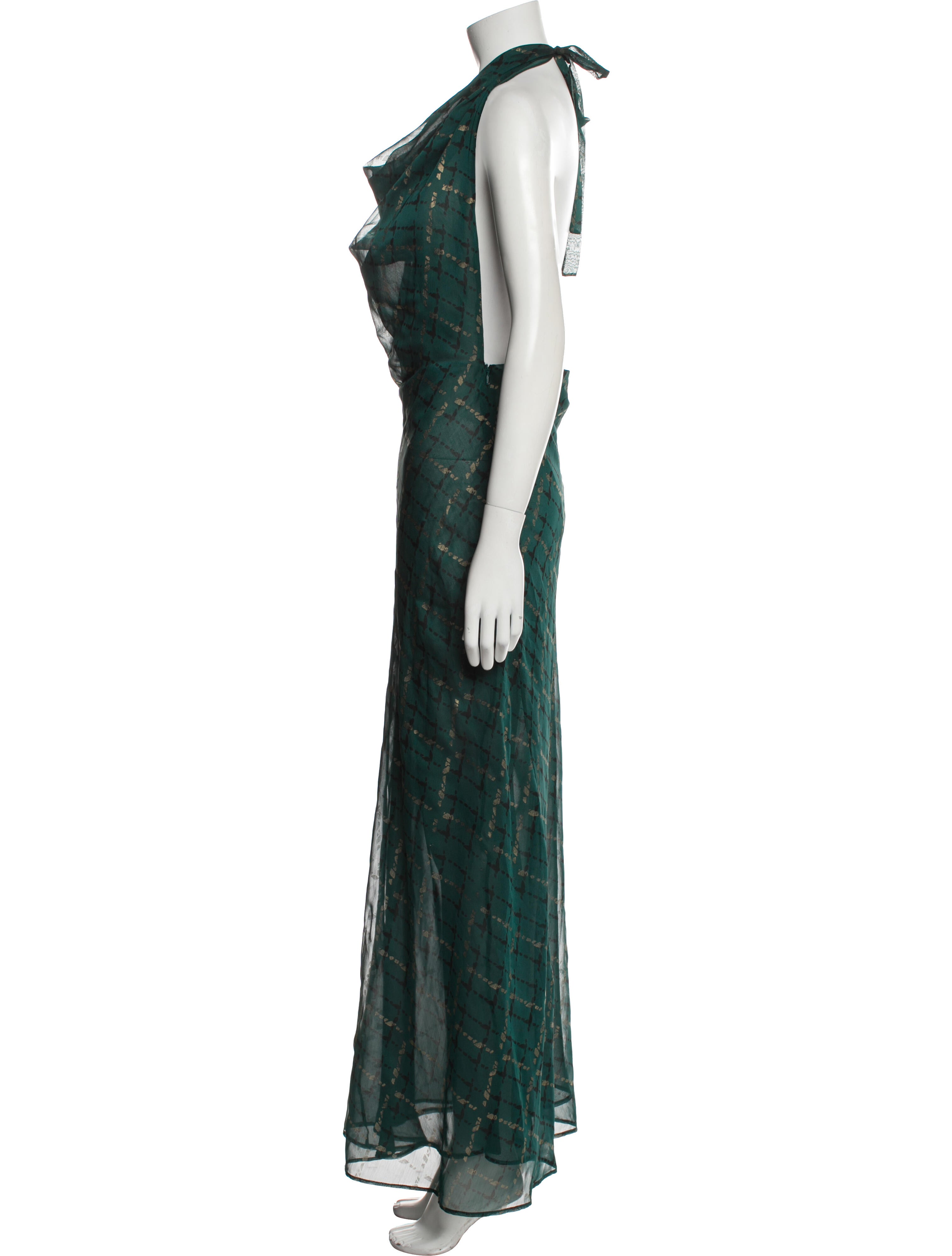 Raisa Vanessa Printed Long Dress