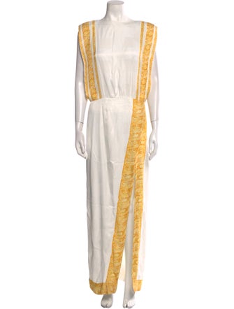 Raisa Vanessa Printed Long Dress