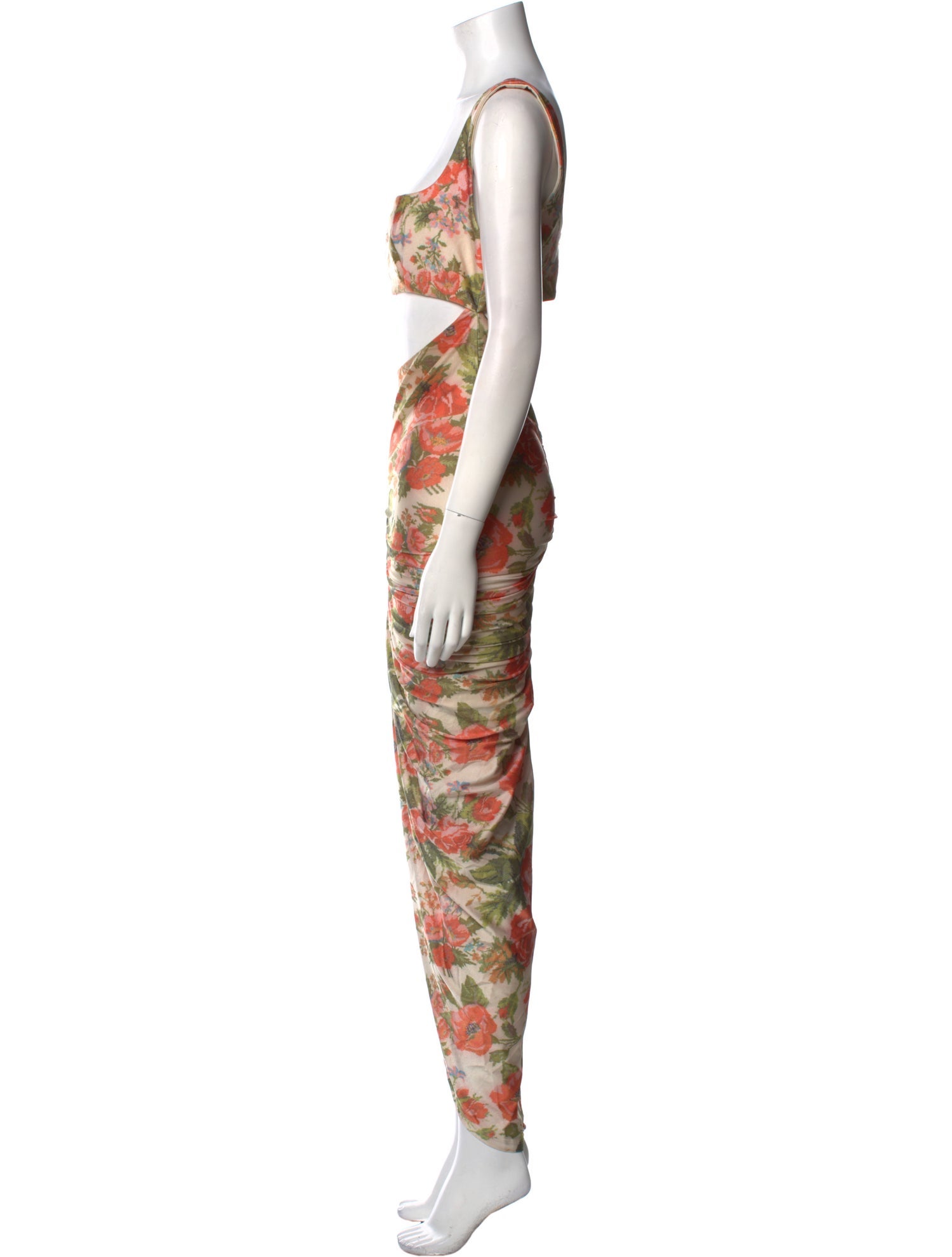 Raisa Vanessa Printed Long Dress