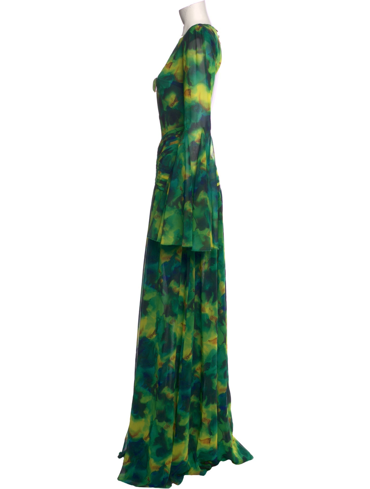 Raisa Vanessa Printed Long Dress