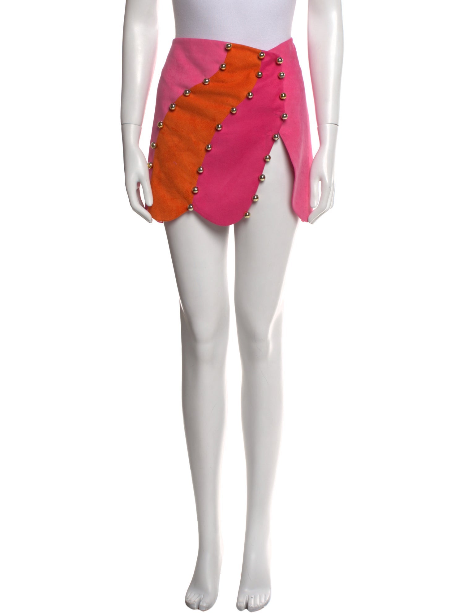 Raisa Vanessa Beaded Accents Mini Skirt