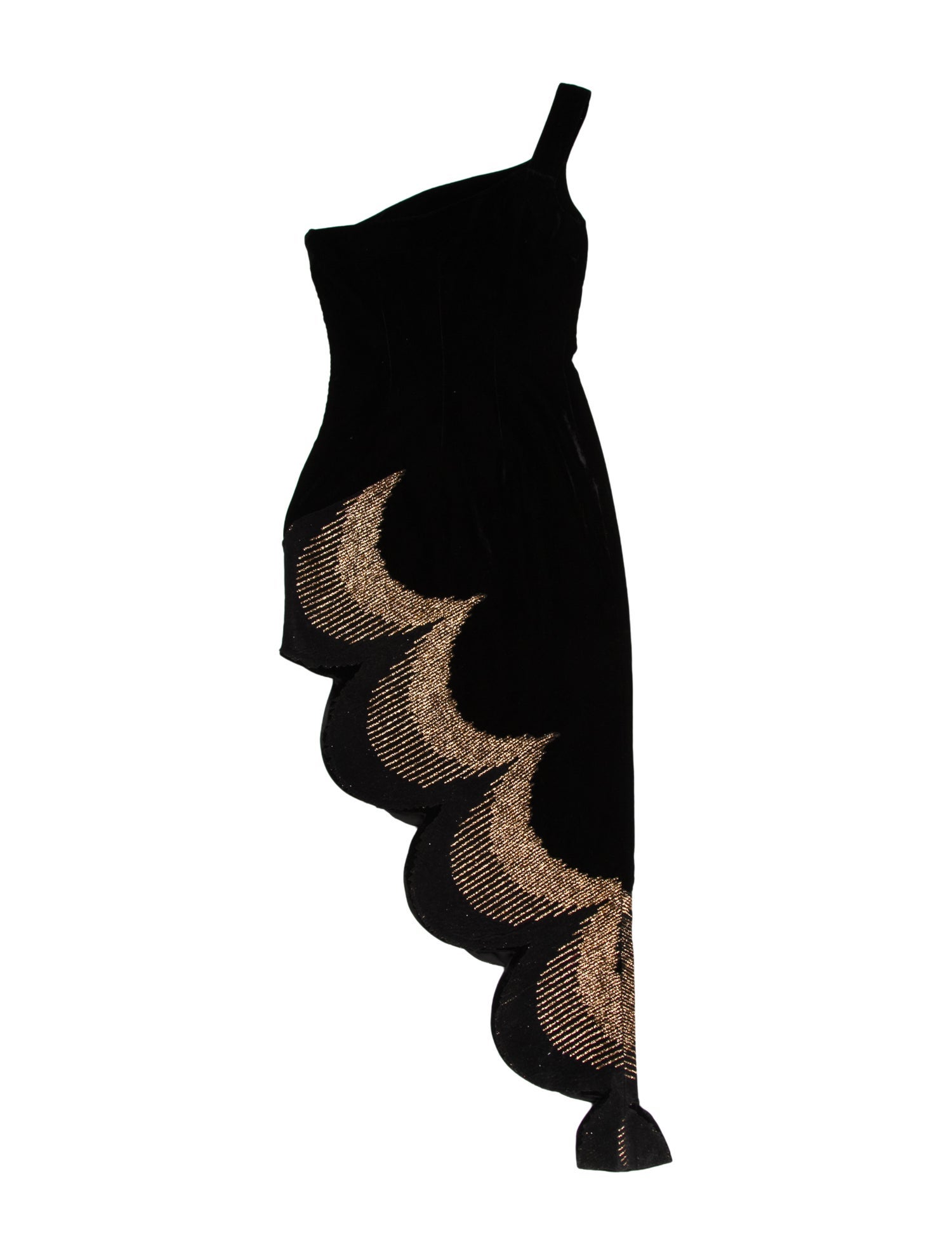 Raisa Vanessa One-Shoulder Long Dress w/ Tags