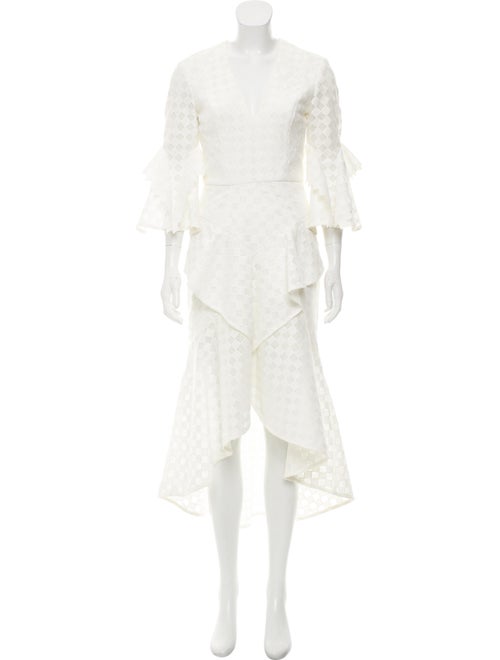 Rebecca Vallance Flared Evening Dress