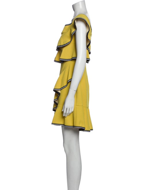 Rebecca Vallance Square Neckline Mini Dress