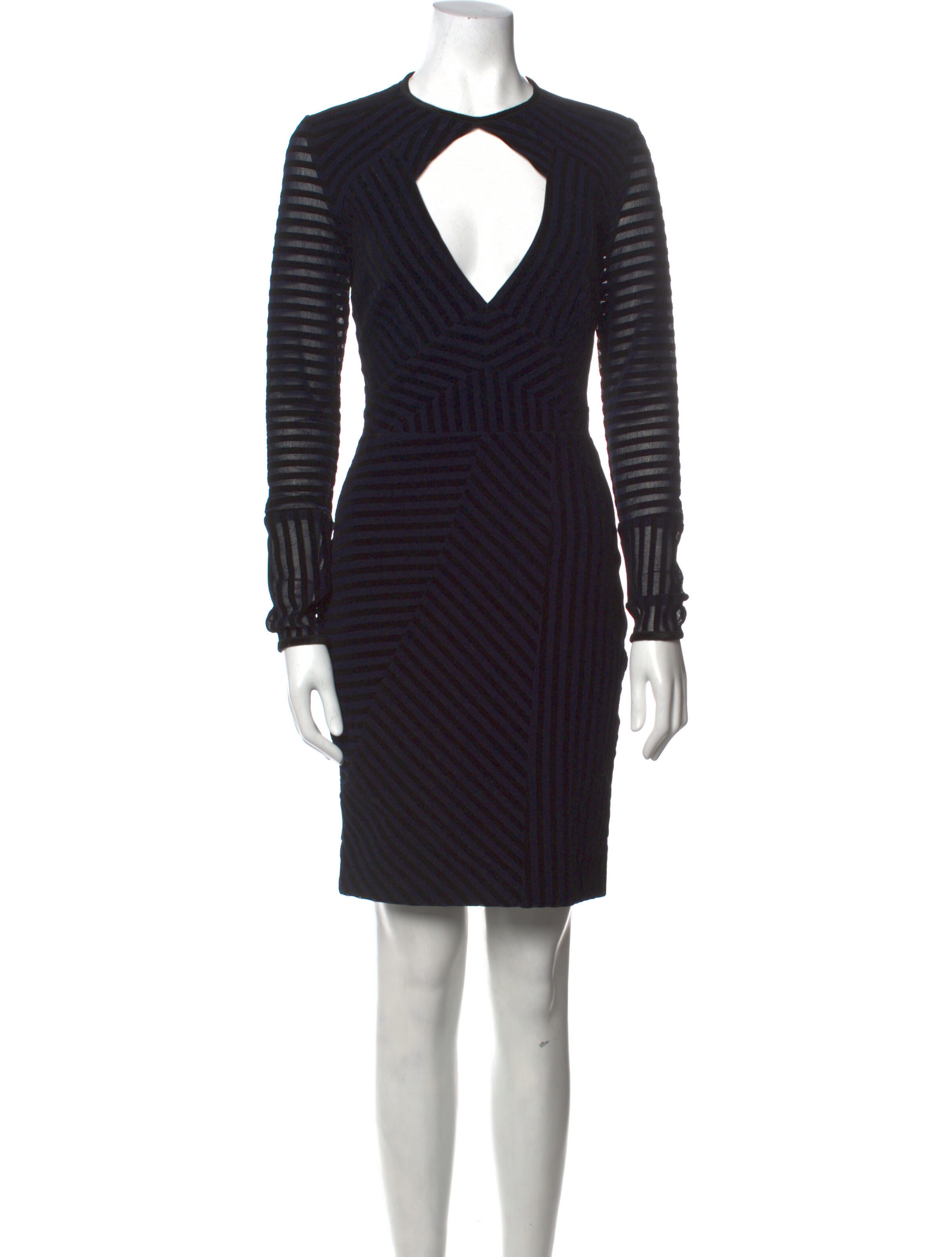 Rebecca Vallance Striped Mini Dress