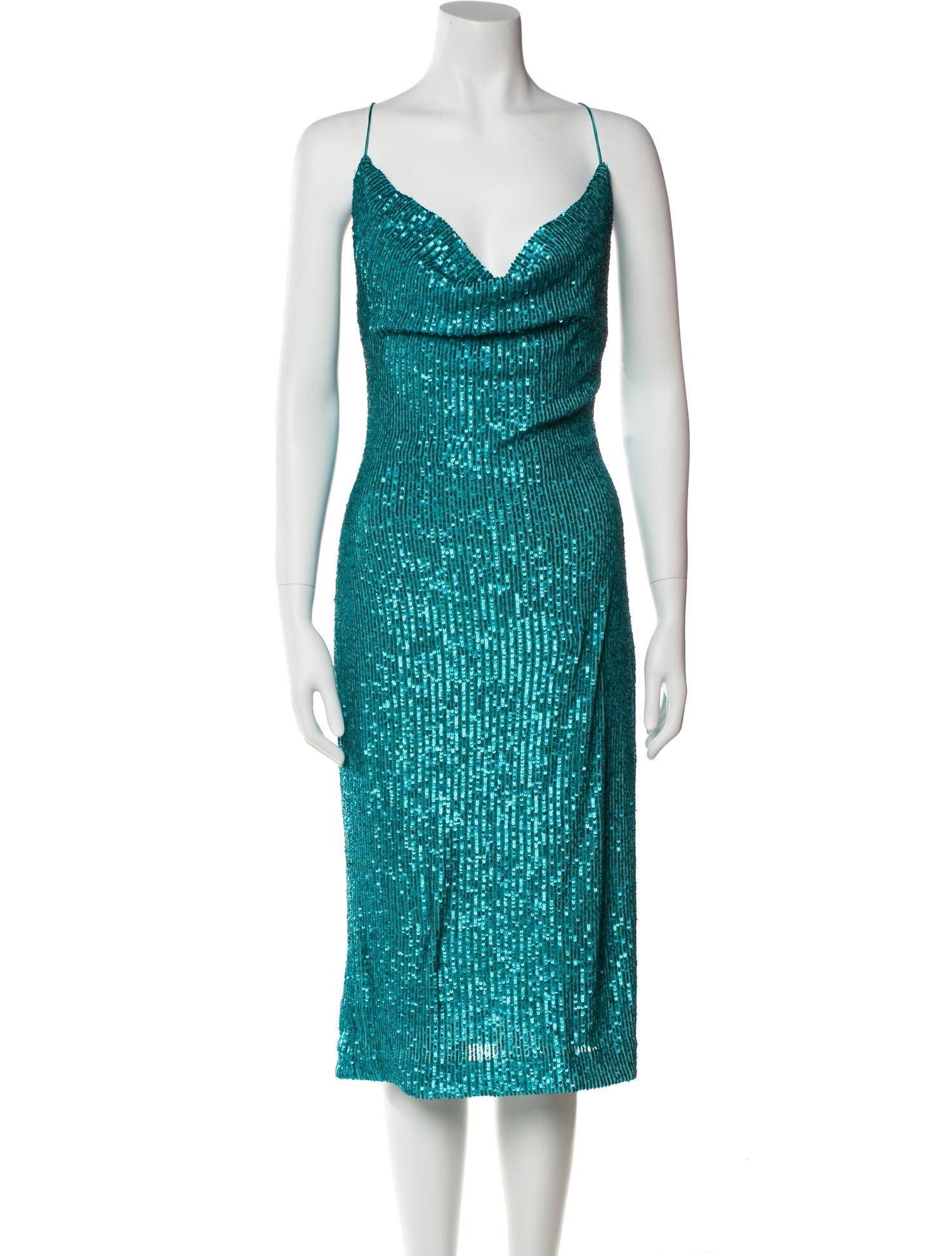 Rebecca Vallance V-Neck Knee-Length Dress