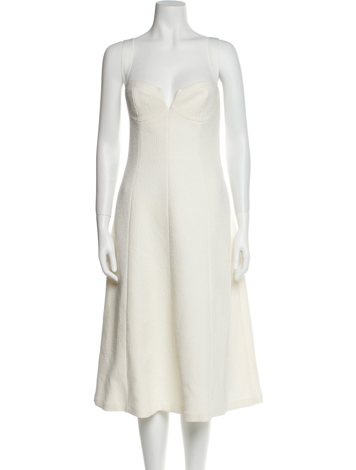 Rebecca Vallance Strapless Midi Length Dress