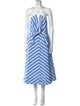 Rebecca Vallance Striped Knee-Length Dress