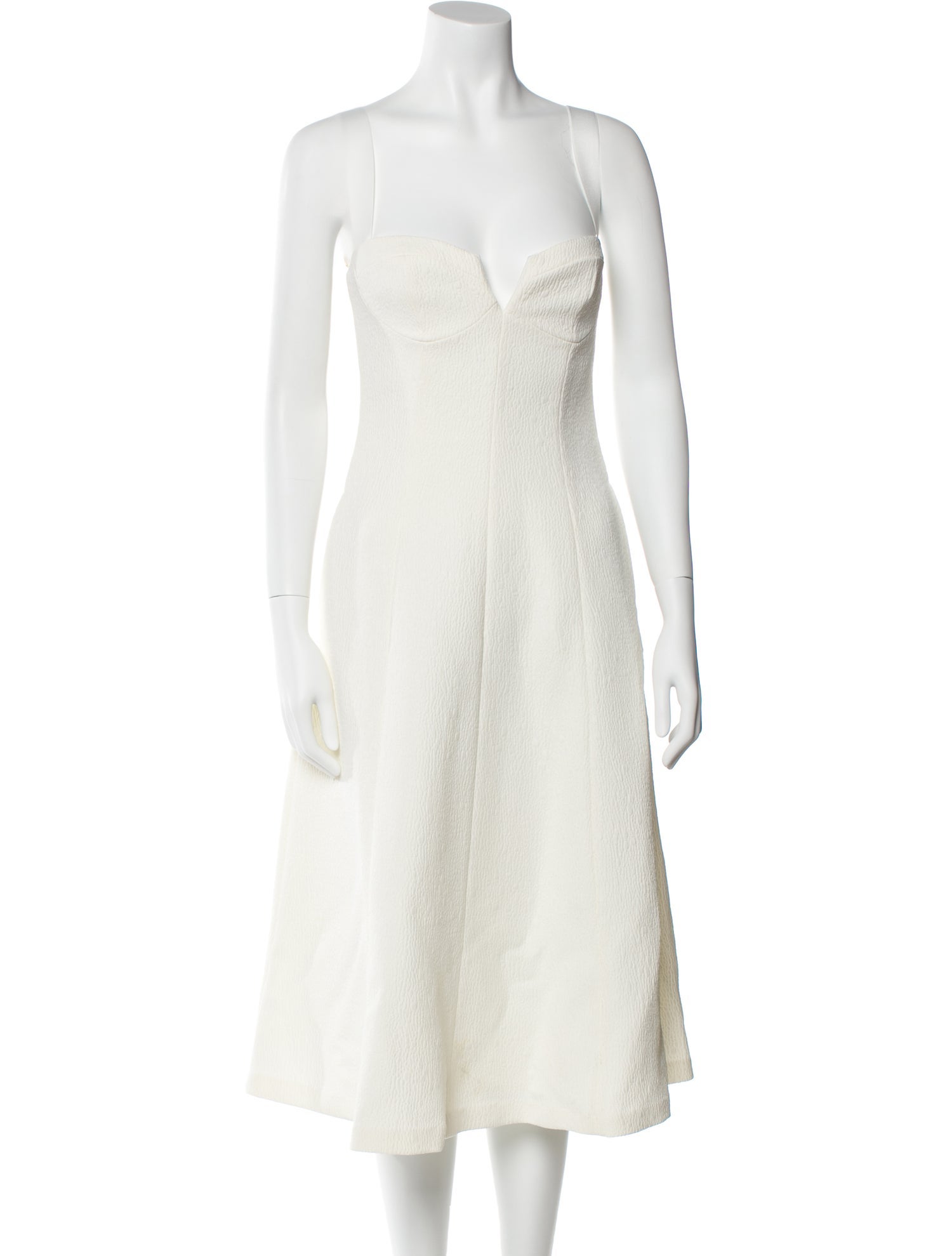 Rebecca Vallance Strapless Midi Length Dress