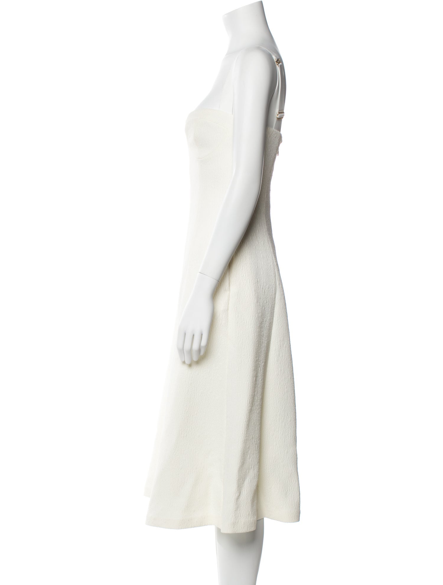 Rebecca Vallance Strapless Midi Length Dress