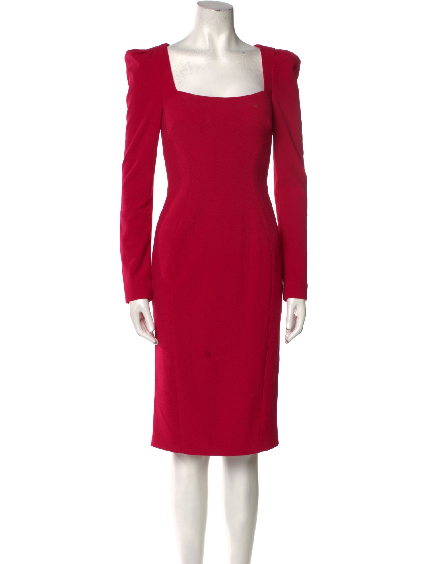 Rebecca Vallance Square Neckline Knee-Length Dress