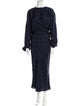 Rebecca Vallance Polka Dot Print Long Dress