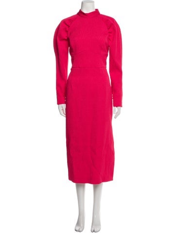 Rebecca Vallance Dresses Mock Neck Long Dress Us8, Uk12 | M
