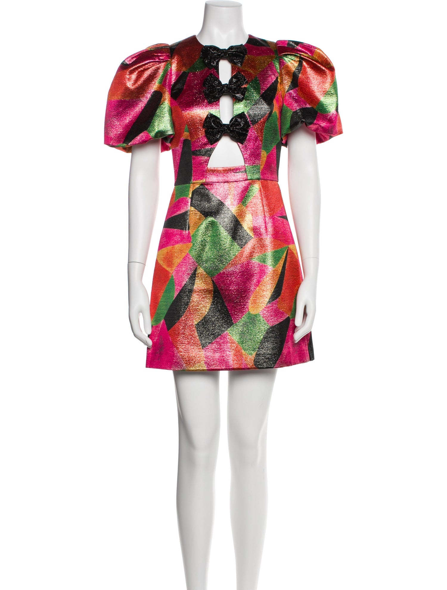 Rebecca Vallance Printed Mini Dress - Red Dresses, Clothing - RVALL23863 |  The RealReal