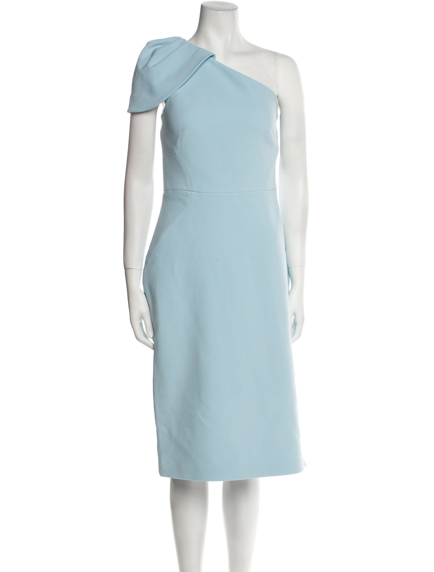 Rebecca Vallance One-Shoulder Midi Length Dress