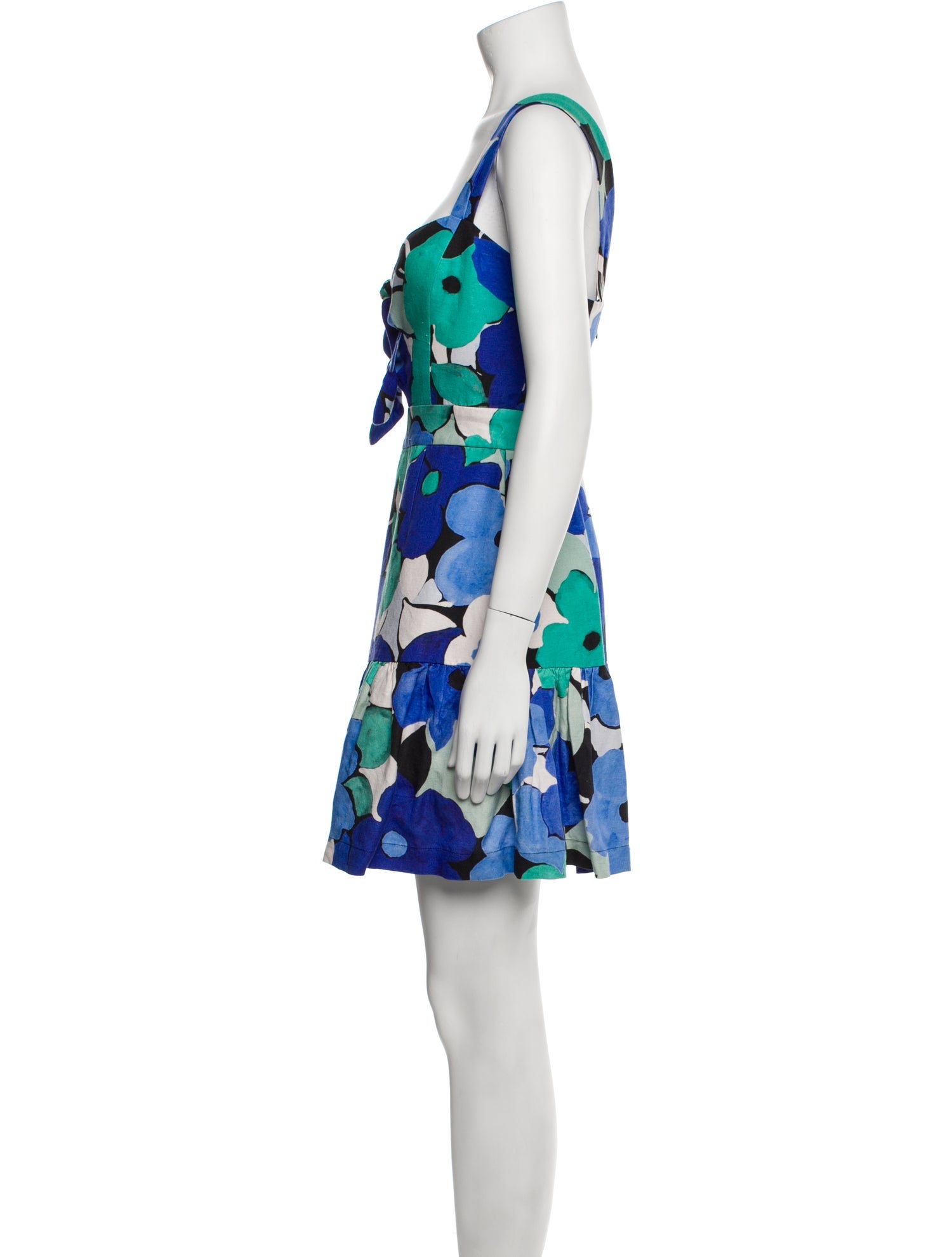 Rebecca Vallance Floral Print Mini Dress