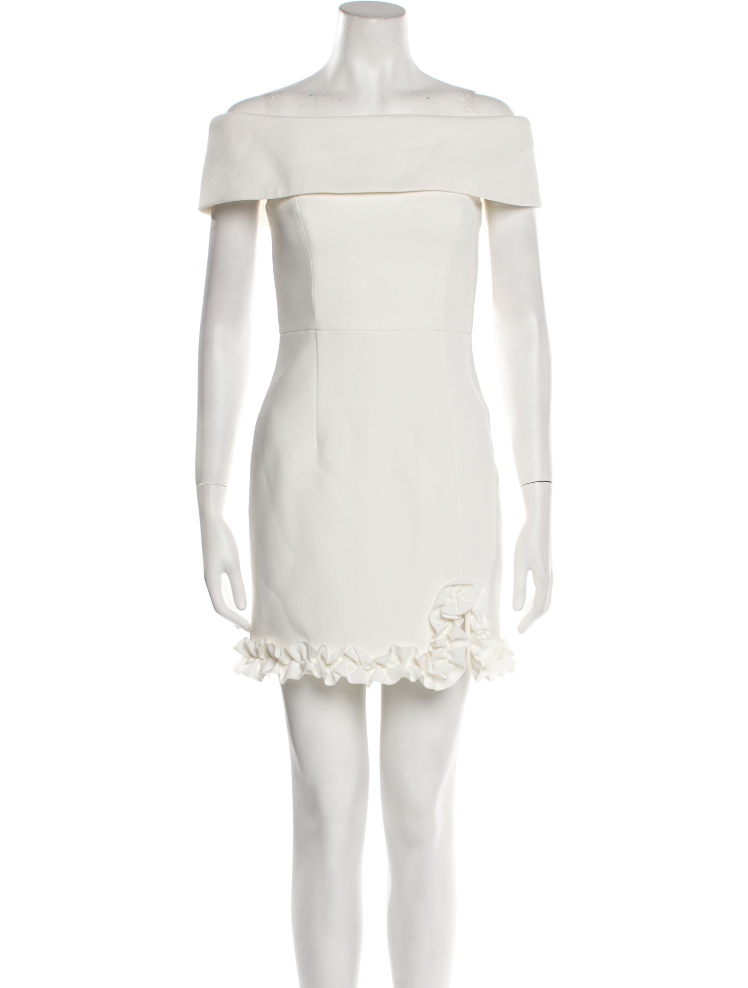 Rebecca Vallance Off-The-Shoulder Mini Dress