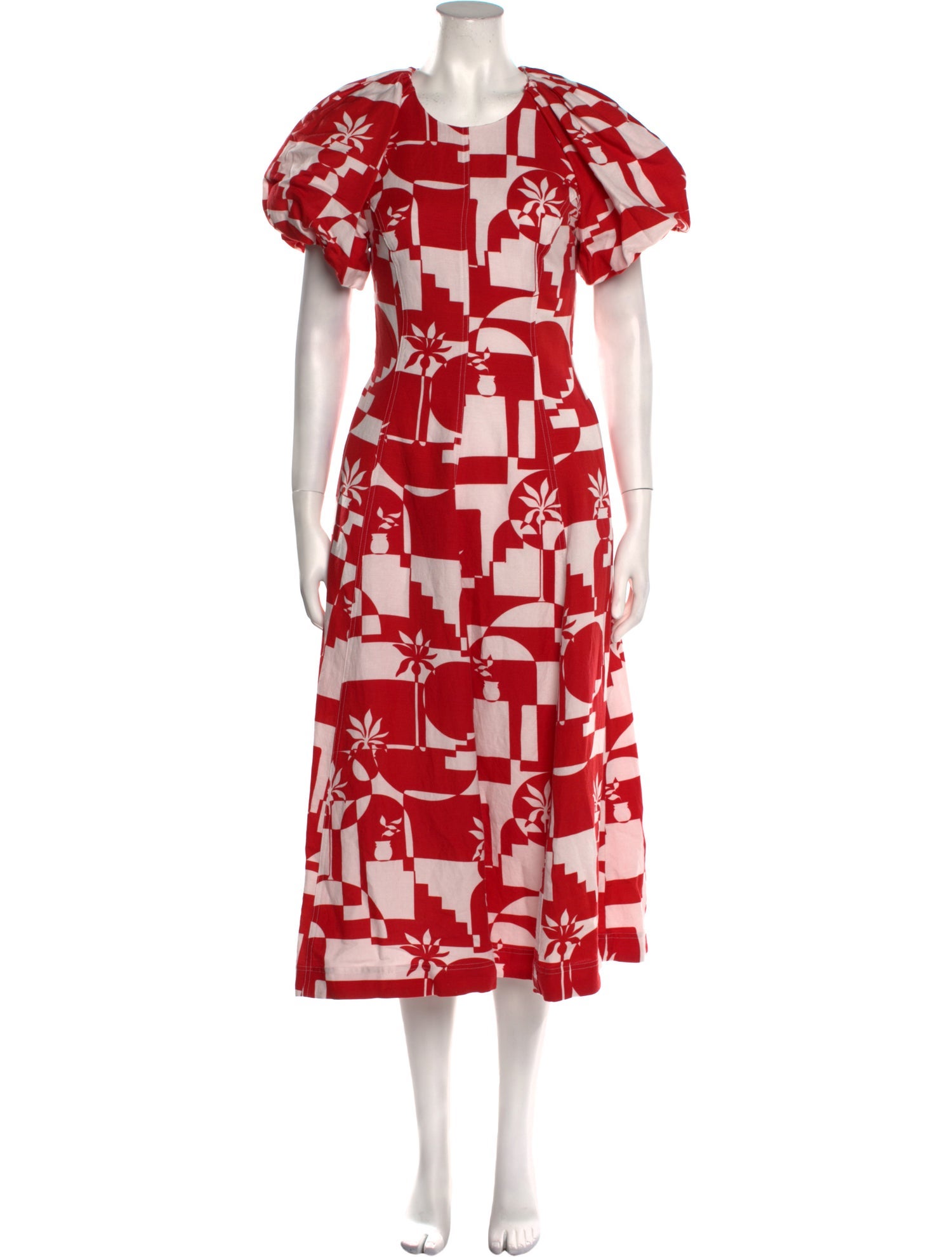 Rebecca Vallance Printed Long Dress