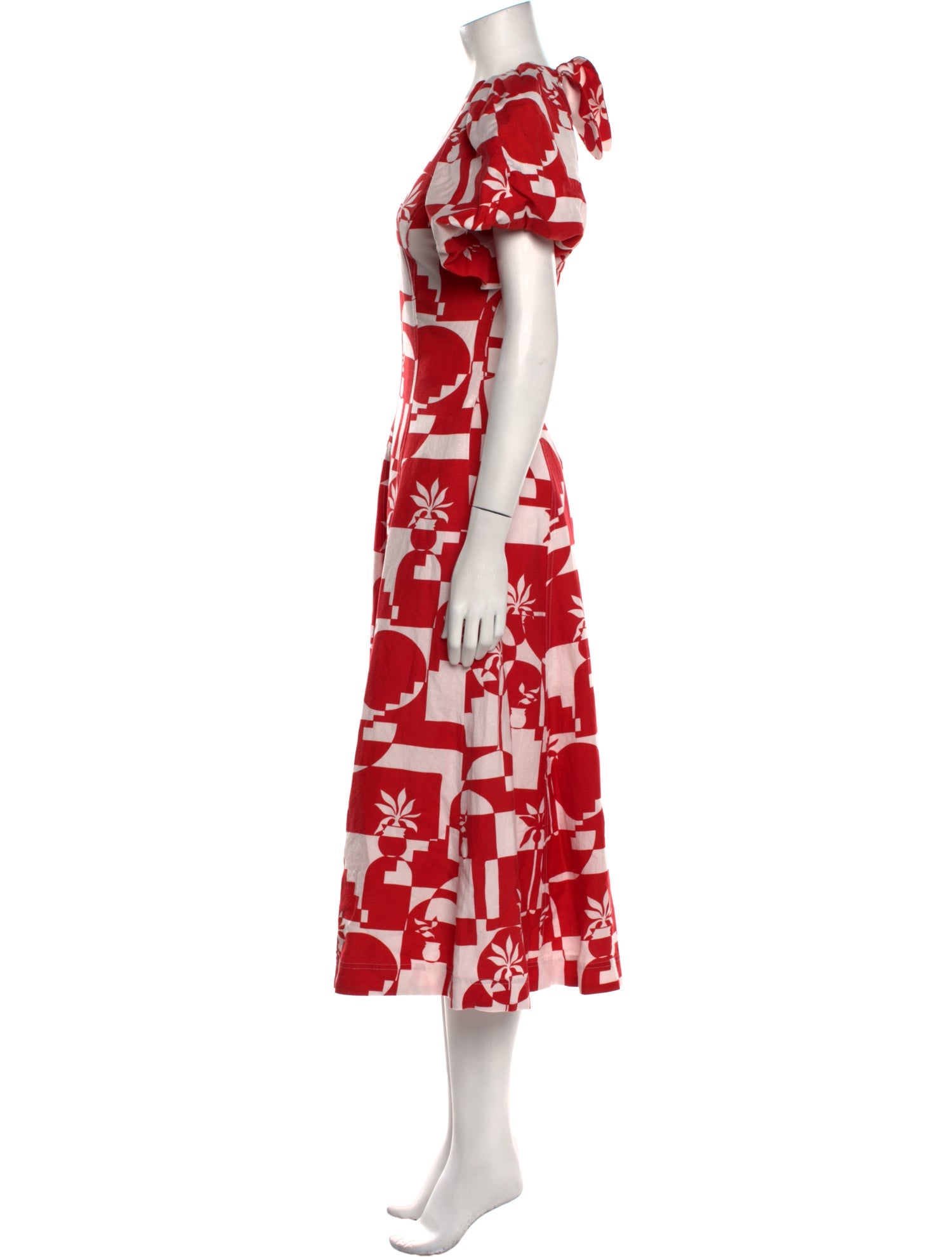 Rebecca Vallance Printed Long Dress