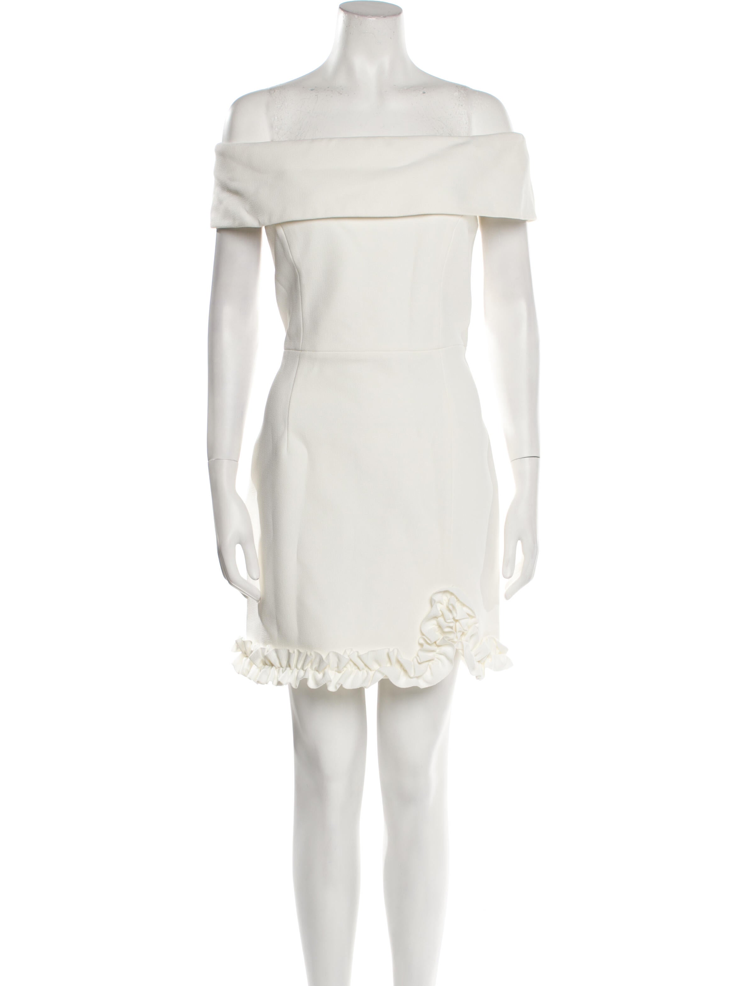 Rebecca Vallance Off-The-Shoulder Mini Dress