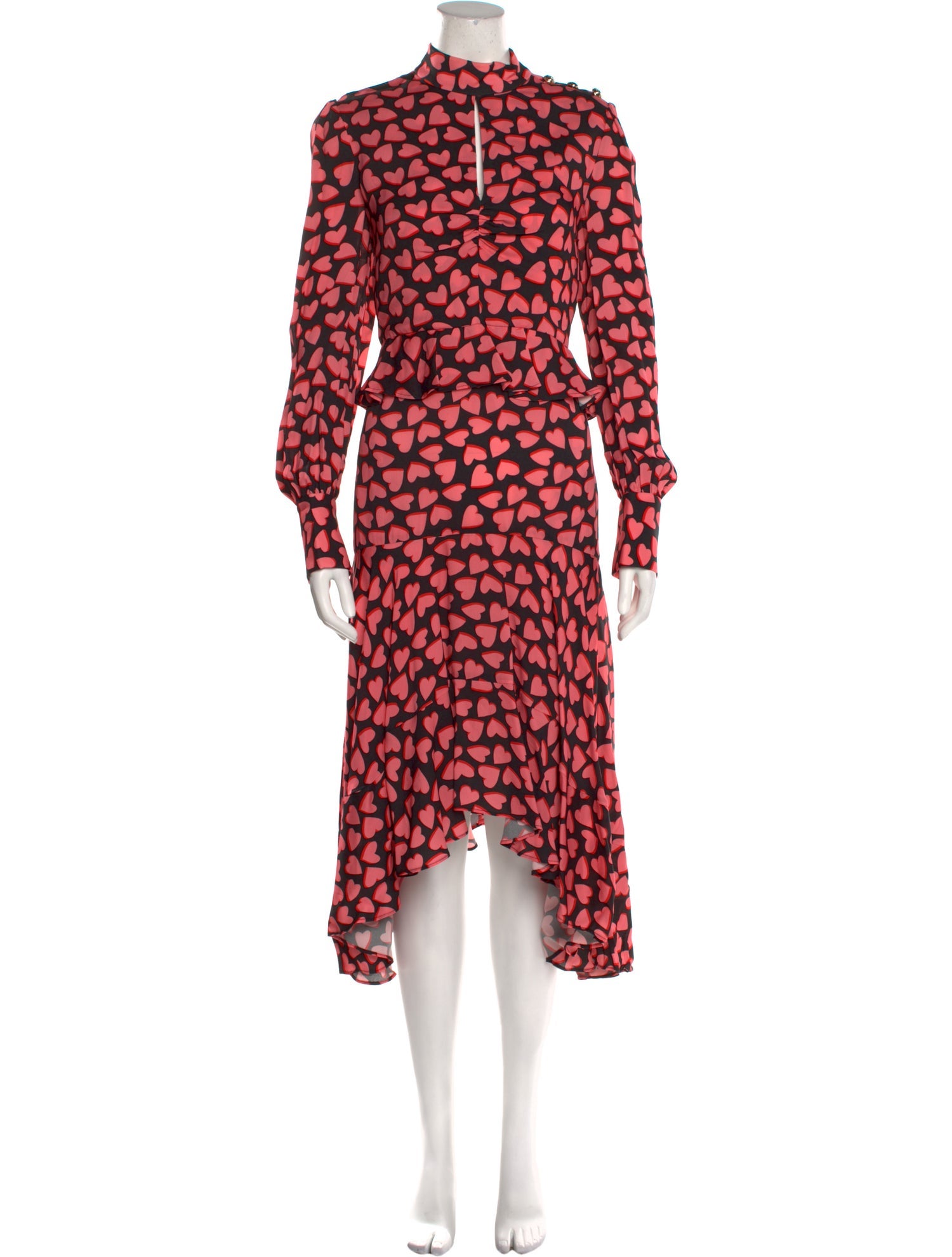 Rebecca Vallance Printed Long Dress