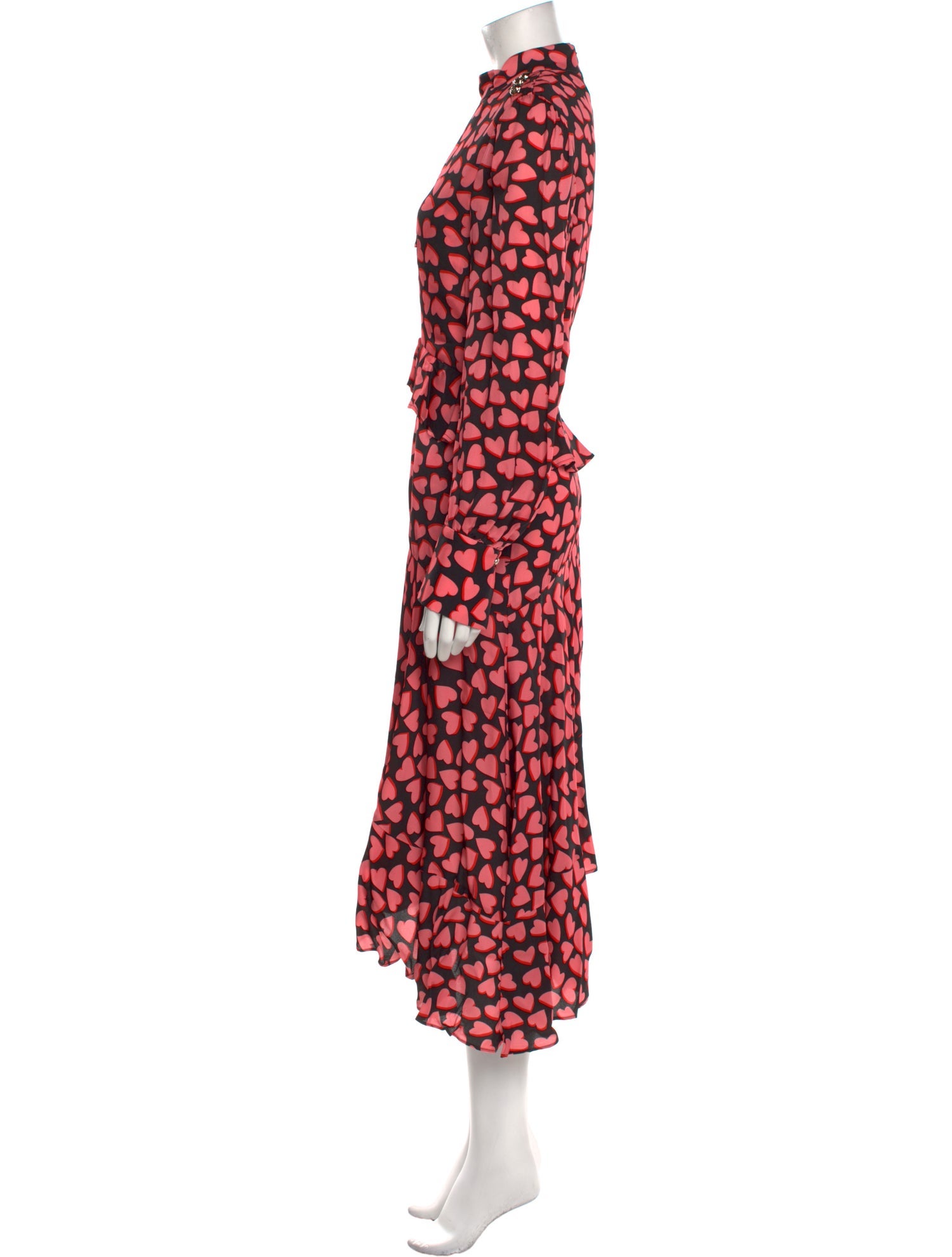 Rebecca Vallance Printed Long Dress