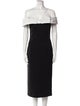 Rebecca Vallance Off-The-Shoulder Midi Length Dress