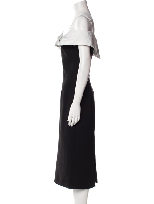 Rebecca Vallance Off-The-Shoulder Midi Length Dress